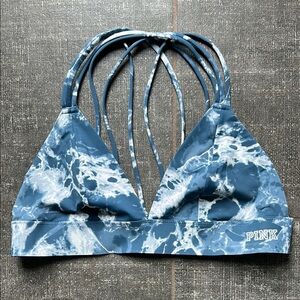 PINK swimsuit bikini top size large